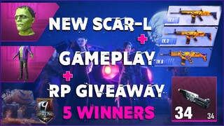 🎃 Pumpkin Scar-L LUCKY SPIN | S9 RP Giveaway | Gameplay - PUBG MOBILE