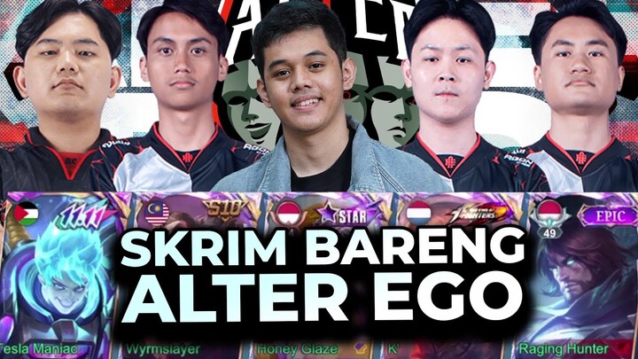 Ikutan Scrim Alter Ego Jadi Pengganti EXP Laner!! Gw Keluarin Hero Kemenangan M1!! - Mobile Legends