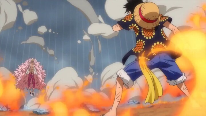 Luffy sử dụng Gear 4 lần đầu tiên với Doflamingo