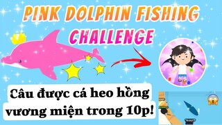 PINK DOLPHIN FISHING CHALLENGE-GET DEVIL WINGS | THỬ THÁCH CÂU CÁ HEO HỒNG NHẬN CÁNH ÁC QUỶ