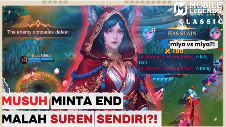 JULIAN MUSUH MINTA CEPET END! Miya LATE GAME MENGGILA Bikin Musuh Auto SUREN! 😱⚡