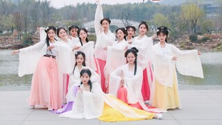 [Twelve Flower Gods] An ancient style original Hanfu dance MV that cost over 10,000 yuan. Happy Chen