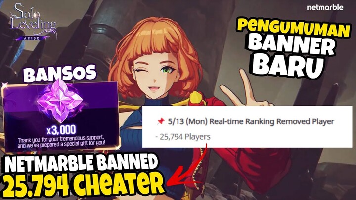 Banyak CHEATER 😱Bansos 3000 Essence & Pengumuman Next Banner Solo Leveling Arise Ditusi