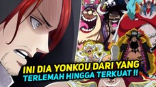 MENGERIKANN !! INI DIA YONKOU TERKUAT DI DUNIA ONE PIECE !! ONE PIECE TERBARU