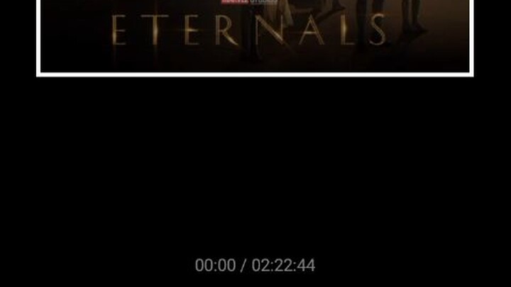 Eternals update.  (Extracting)