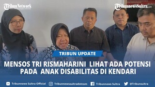 Mensos Tri Rismaharini Lihat Potensi Diri Anak-anak Disabilitas di Kendari, Fasilitasi Pelatihan