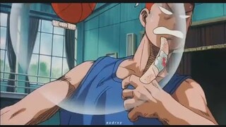 sakuragi and his shaved head | slam dunk movie | sakuragi funny moments