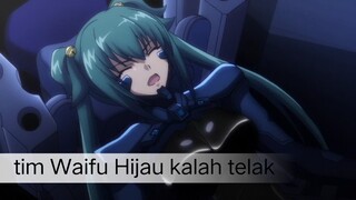 #KompetisiKreasiUnggahan2 , Tim Waifu hijau kalah telak lawan tim Amerika