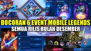 BOCORAN 6 EVENT GRATISAN MOBILE LEGENDS BULAN DESEMBER!! ADA SKIN SPECIAL DAN EPIC GRATIS DIJAMIN
