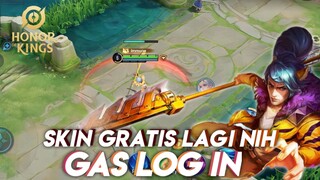 SKIN GRATISAN LAGI CUY!! GASS LOG IN | Honor Of King