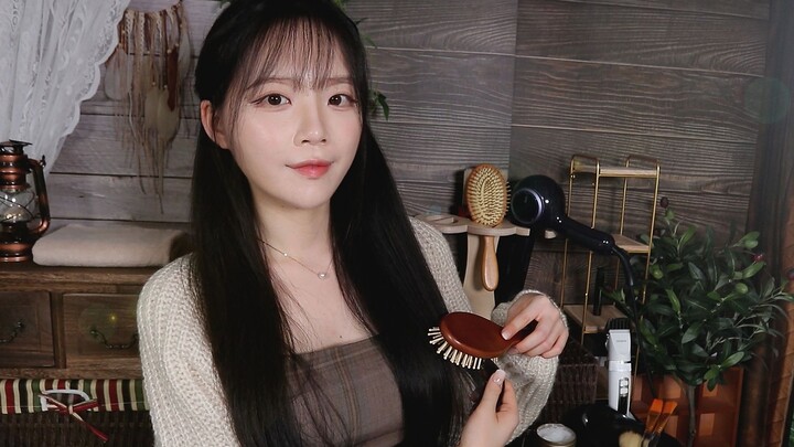 【Terapi Nara】Salon Rambut di Pegunungan | Potong Rambut | Perawatan Kulit Kepala | Bersihkan Telinga
