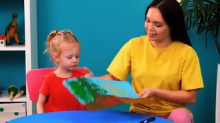 Nanny-level painting tutorial starting with homemade paint