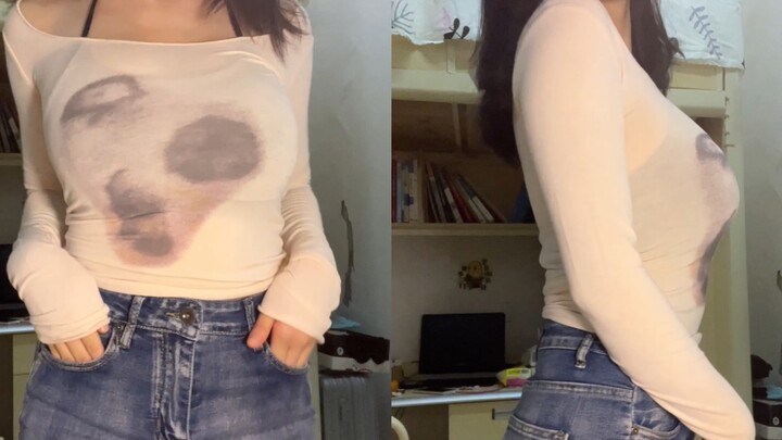 158丨110 Even curvy, busty girls dress me like this!