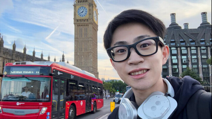 وصلتُ إلى لندن.