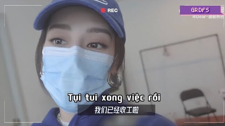 【Vietsub】 Dilraba's Vlog: Một ngày đi quay talkshow của Nhiệt Ba+ hơi xu từ sáng tới tối 26.12.2021