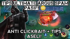 MASIH BINGUNG CARA KERJANYA KOK BISA ARGUS SPAM PASIF? TONTON SINI! ✨