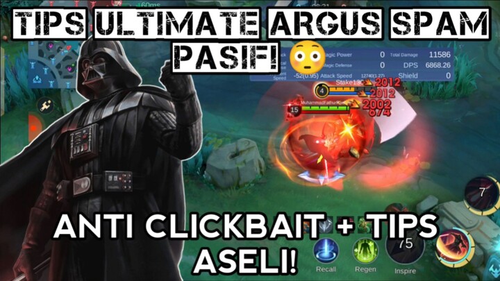 MASIH BINGUNG CARA KERJANYA KOK BISA ARGUS SPAM PASIF? TONTON SINI! ✨