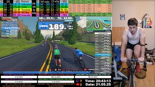Zwift Cycling Workout 21.05.2025