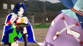 [MMD] Project Shrine Maiden | Okunoda Miyoi's funny moments