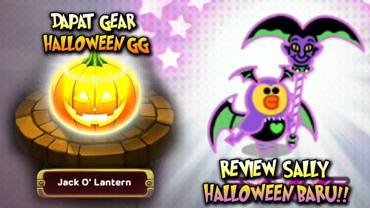 GACHA HALLOWEEN GEAR + REVIEW LITTLE DEVIL QUEEN SALLY HYPER EVOLVE!! 🔥🔥 LINE RANGERS (INDONESIA)