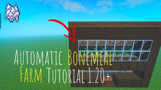 Minecraft Automatic Bonemeal Farm Tutorial