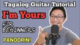 PAANO MATUTONG MAG-GITARA | IM YOURS | Tagalog Guitar Tutorial for Beginners