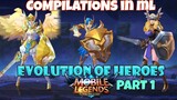 Evolution of Heroes Mobile Legends Part 1