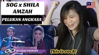 SOG X Shila Amzah - Pelukan Angkasa I REACTION VIDEO