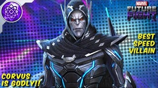 CORVUS is an IMMORTAL GOD TIER VILLAIN!! BURST DMG & HEALS - Marvel Future Fight