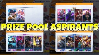 REVIEW PRIZE POOL ASPIRANT PHASE 2, ADA SKIN COLLECTOR YU ZHONG, BENEDETTA, GUSION DAN VALIR | MLBB