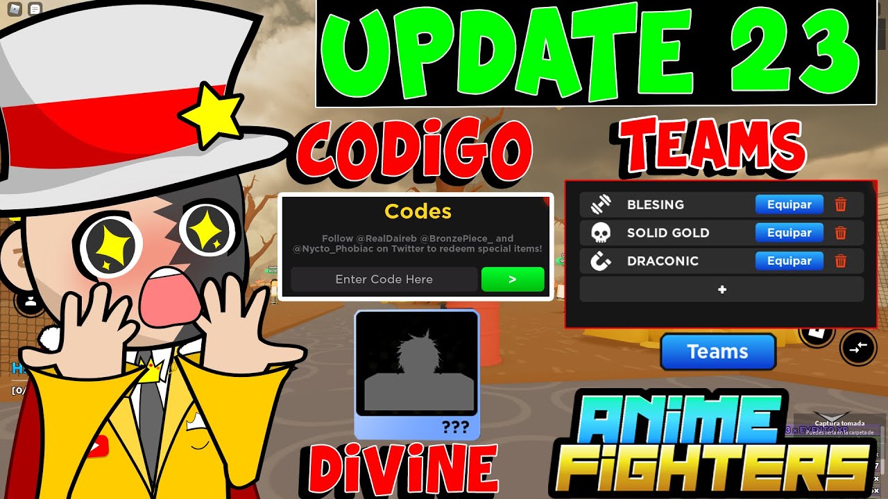🚨UPDATE 36 ANIME FIGHTERS CODES ROBLOX *AVATAR* NUEVO TRIAL IMPOSIBLE -  YouTube