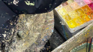 สตูดิโอวาดภาพของพวกคุณมีนักศึกษาศิลปะแบบนี้ไหม #นักศึกษาศิลปะ #ชีวิตประจำวันของนักศึกษาศิลปะ #เสื้อผ