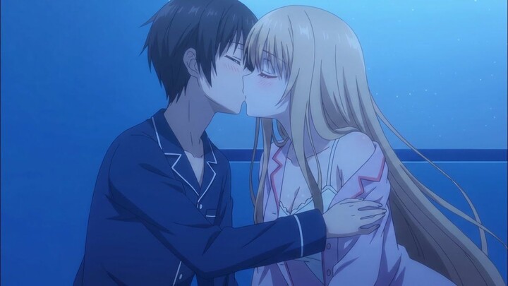 Mahiru and amane kiss again but something happen   I Am Here