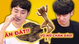 Người Hàn ăn thử "vũ nữ chân dài" đặc sản Việt Nam!!