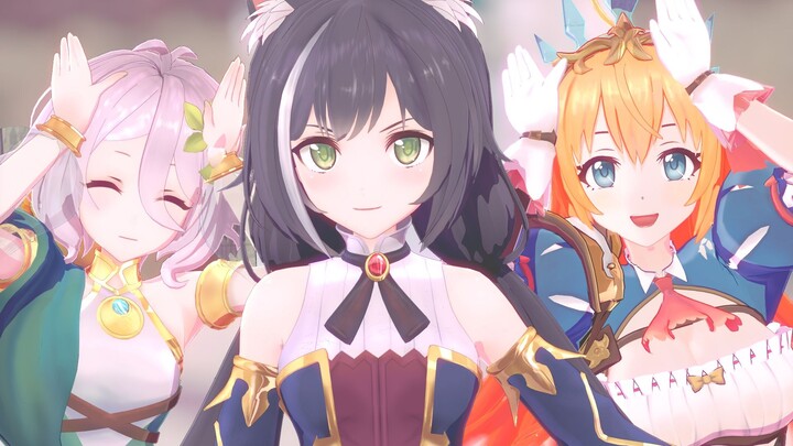 [MMD]Tarian tiga karakter <Princess Connect! Re:Dive>