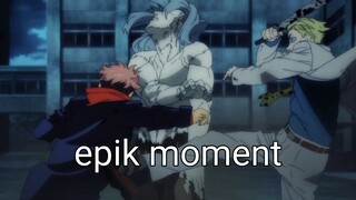 epick moment nanami dan itadori maen kroyokan