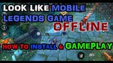 HOW TO INSTALL MOBA OFFLINE IN ANDROID │GAMEPLAY│2020