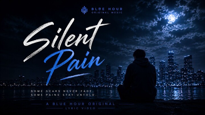 SILENT PAIN  - Official Lyric Video | Blue Hour