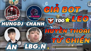 [Free Fire] Cùng LBG , Hưng DJ , Ân Gr Giả Bot Chấp Địch Trước 3 Ván Leo Rank Tử Chiến Và Cái Kết