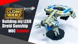 LEGO Star Wars Droid Gunship MOC Tutorial | Somchai Ud
