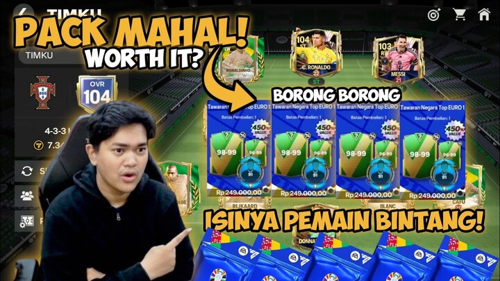 OPEN PACK MAHAL DIJAMIN DAPAT OVR 98-99! PANEN PEMAIN DEWA & ICON LEGENDA! - EA FC MOBILE 24