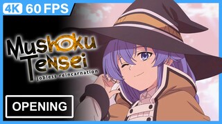 Mushoku Tensei: Jobless Reincarnation Opening |MAD| [4K 60FPS AI Remastered]