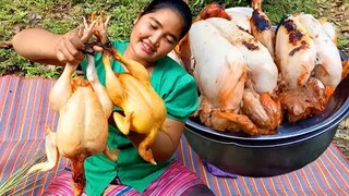 Cooking chicken roasted recipe By village - Cooking Life