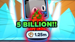 Huge Festive Cat Hatching Attempt With 5 BILLION! Gingerbread Currency in Pet Simulator X