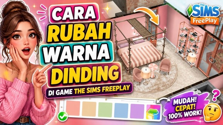 BIKIN RUANGAN KAMU JADI LEBIH BERWARNA 🤩 | THE SIMS FREEPLAY