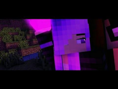 Minecraft Cute Girl EnderDragon and Psycho Girl (Minecraft Animation)