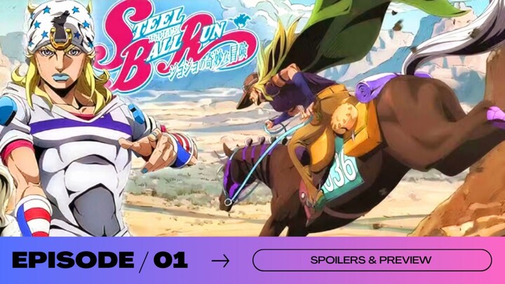 JoJo's Bizarre Adventure Steel Ball Run Episode 1 | Subtitle Bahasa Indonesia [Dub Indo]