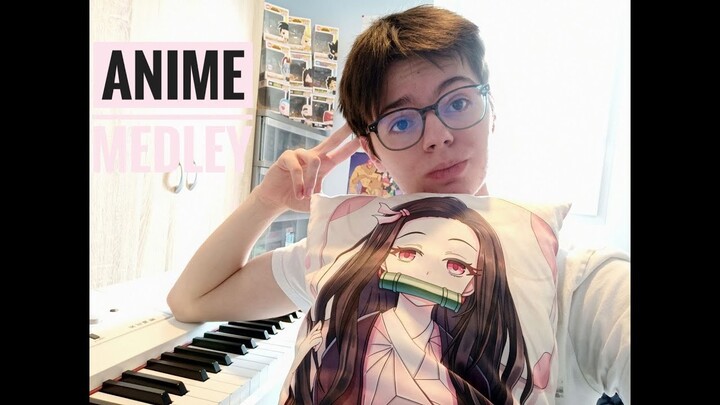 Anime medley on piano !