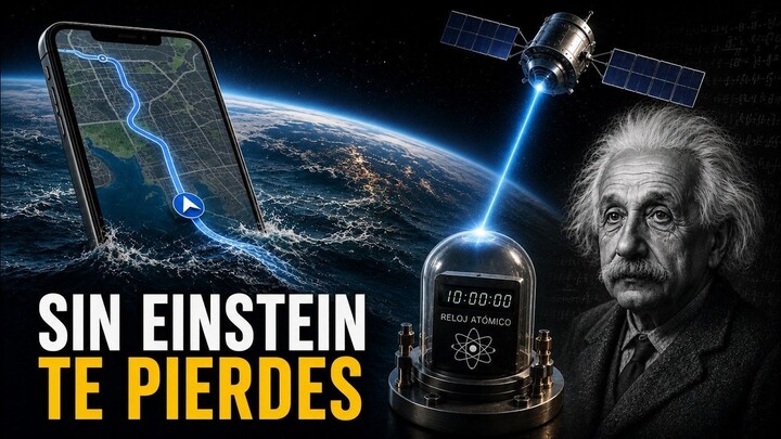 Sin Einstein, tu GPS se equivocaría 11 km todos los días
