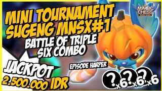 MINI TOURNEY SGMNSX THE BATTLE OF 666 #1 ! HARPER + HYPER ESMERALDA ! MAGIC CHESS